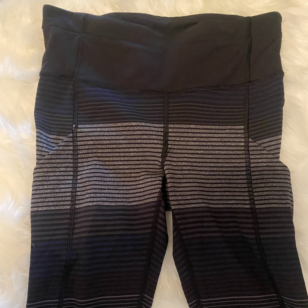 Lululemon Speed Tight II Leggings Pants OM Stripe!